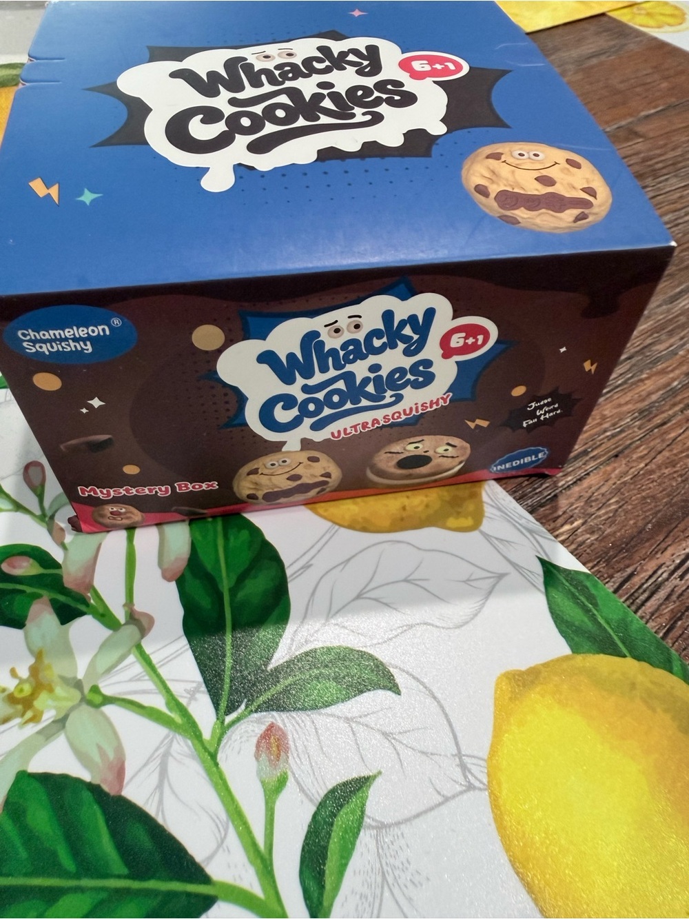 Whacky Cookies Ultra Squishy Mystery Box - Brown Cookie Toy jumbo size